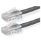 100' Cross-Wired CAT5e (350MHz) UTP Ethernet Network Cable - Grey - No Boots
